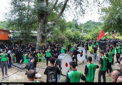 نوای «یا حسین» در ارتفاعات گیلان