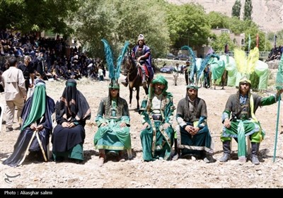 عزاداری روز عاشورا در روستای اسفیدان خراسان شمالی