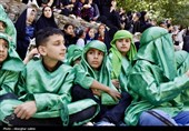 عزاداری روز عاشورا در روستای اسفیدان خراسان شمالی