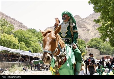 عزاداری روز عاشورا در روستای اسفیدان خراسان شمالی