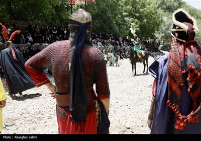 عزاداری روز عاشورا در روستای اسفیدان خراسان شمالی