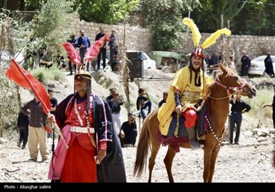 عزاداری روز عاشورا در روستای اسفیدان خراسان شمالی