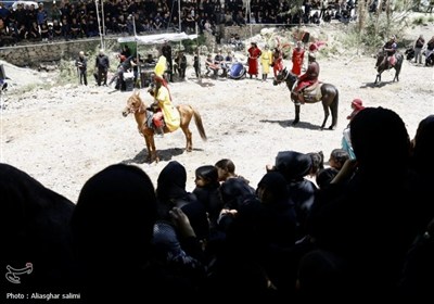 عزاداری روز عاشورا در روستای اسفیدان خراسان شمالی