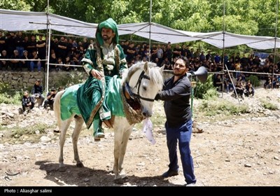 عزاداری روز عاشورا در روستای اسفیدان خراسان شمالی