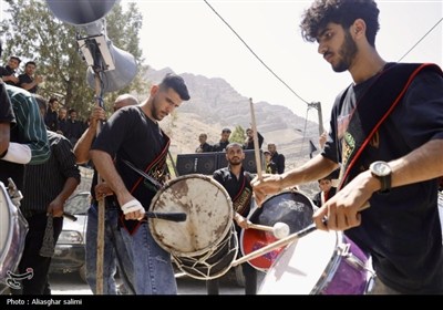 عزاداری روز عاشورا در روستای اسفیدان خراسان شمالی