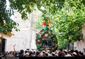 برگزاری آیین نخلگردانی در منطقه بادرود+فیلم