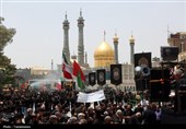 شور عاشورای حسینی در حرم کریمه اهل‌بیت(ع)