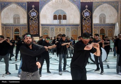 شور عاشورای حسینی در حرم کریمه اهل‌بیت(ع)