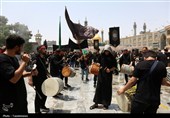 شور عاشورای حسینی در حرم کریمه اهل‌بیت(ع)