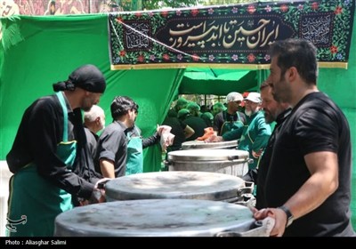 بجنورد،توزيع،عزاداران،غذاي،شهر،نذري،محرم