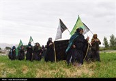 زنان قره‌داغ پای کار عزای امام حسین (ع)
