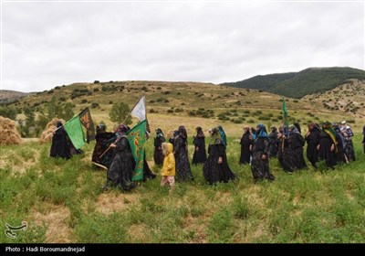 زنان قره‌داغ پای کار عزای امام حسین (ع)