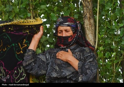 زنان قره‌داغ پای کار عزای امام حسین (ع)