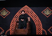مراسم عزاداری شام غریبان حسینی (ع) در حسینیه امام خمینی