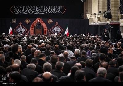 مراسم عزاداری شام غریبان حسینی (ع) در حسینیه امام خمینی