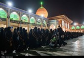 آیین شام غریبان در حرم حضرت شاهچراغ (ع) برگزار شد