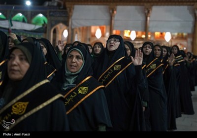 آیین شام غریبان در حرم حضرت شاهچراغ (ع) برگزار شد