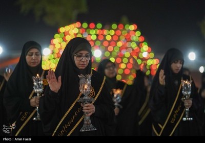 آیین شام غریبان در حرم حضرت شاهچراغ (ع) برگزار شد