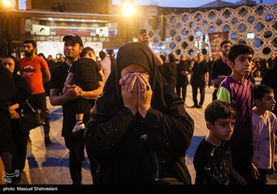 خیمه سوزان عصر عاشورا در میدان امام حسین (ع)