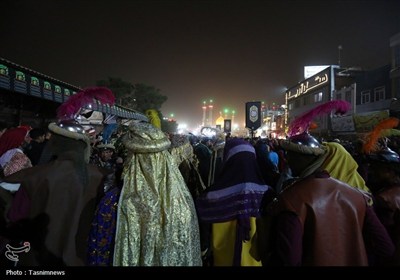 مراسم شام غریبان حسینی در حرم حضرت معصومه(س)
