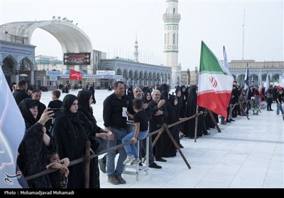 حال و هوای مسجد جمکران در عصر عاشورا
