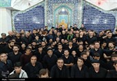 حضور رئیسجمهور در مراسم شام غریبان اردبیل به روایت تصویر