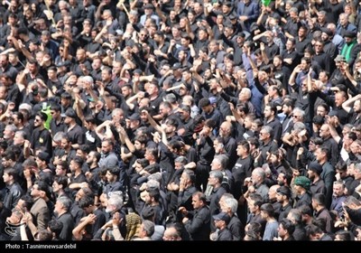 دارالعباس اردبیل غرق ماتم و عزای شهدای کربلا به روایت تصویر