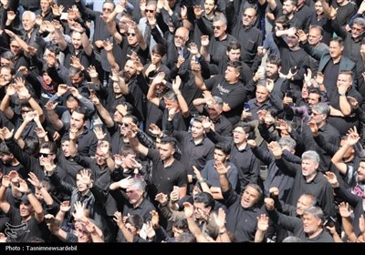 دارالعباس اردبیل غرق ماتم و عزای شهدای کربلا به روایت تصویر