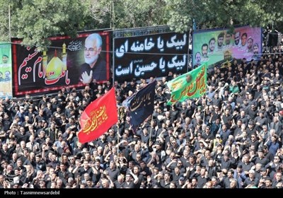 دارالعباس اردبیل غرق ماتم و عزای شهدای کربلا به روایت تصویر