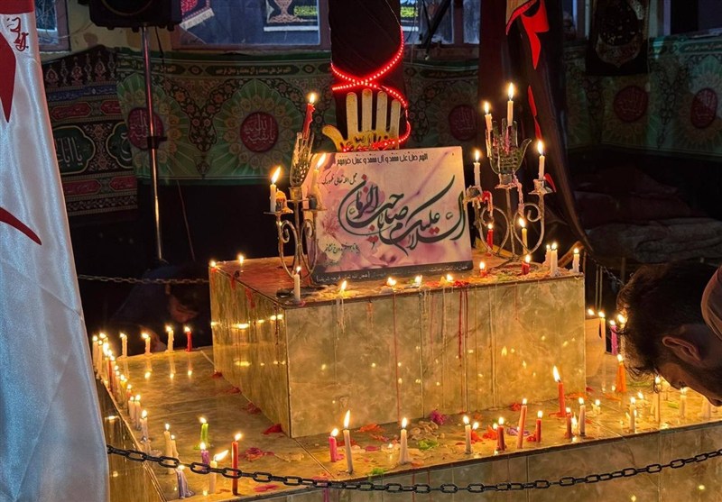 شام غریبان با حضور دلدادگان حسینی در جنوب افغانستان + فیلم