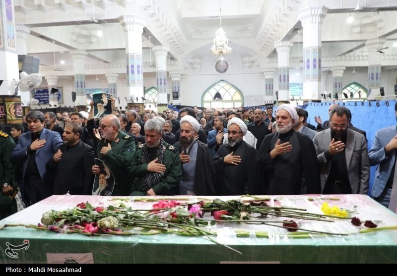 تشییع باشکوه شهید امیرعلی کاربخش در راور