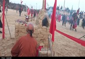 آئین سنتی خیمهبرداری نوشآباد برگزار شد