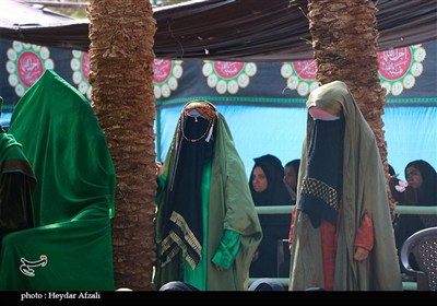 بازسازی واقعه عاشورا در ده‌زیار کرمان