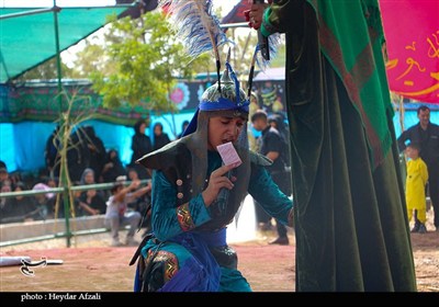 بازسازی واقعه عاشورا در ده‌زیار کرمان