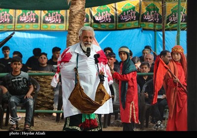 بازسازی واقعه عاشورا در ده‌زیار کرمان