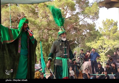 بازسازی واقعه عاشورا در ده‌زیار کرمان