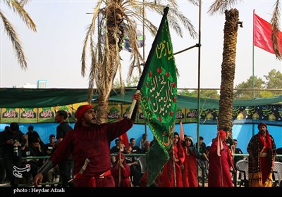 بازسازی واقعه عاشورا در ده‌زیار کرمان