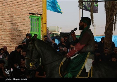بازسازی واقعه عاشورا در ده‌زیار کرمان