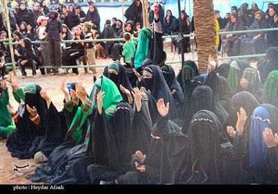 بازسازی واقعه عاشورا در ده‌زیار کرمان