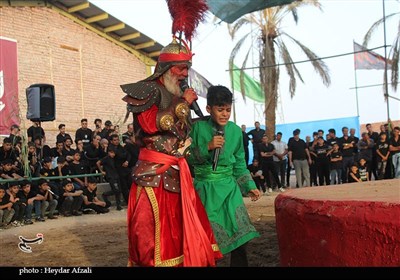 بازسازی واقعه عاشورا در ده‌زیار کرمان