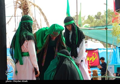 بازسازی واقعه عاشورا در ده‌زیار کرمان