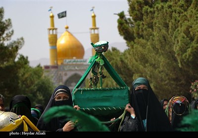 بازسازی واقعه عاشورا در ده‌زیار کرمان