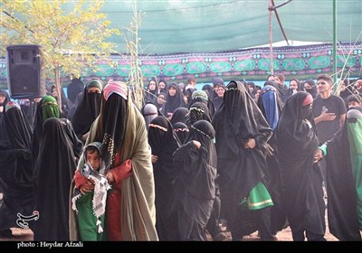 بازسازی واقعه عاشورا در ده‌زیار کرمان
