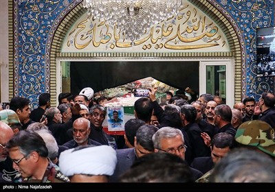 تشییع پیکر مطهر سه شهید در مشهد