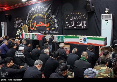 تشییع پیکر مطهر سه شهید در مشهد