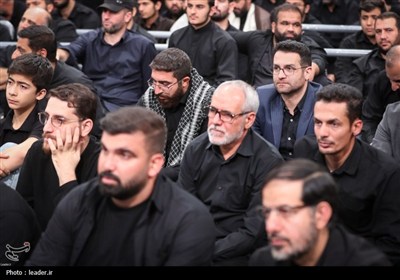 آخرین شب مراسم عزاداری محرم در حسینیه امام خمینی(ره)