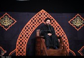 آخرین شب مراسم عزاداری  محرم  در حسینیه امام خمینی(ره)