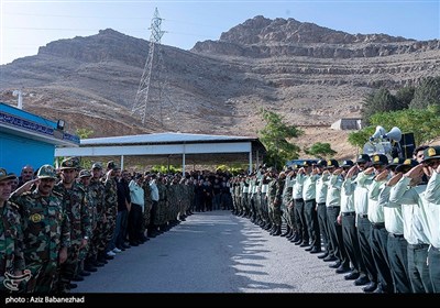 تشییع پیکر دو شهید مدافع وطن در خرم آباد