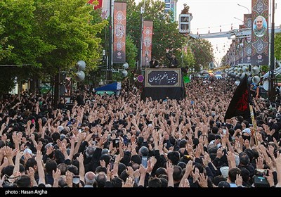 دسته عزاداری &#171;یوم الزینب&#187; در زنجان