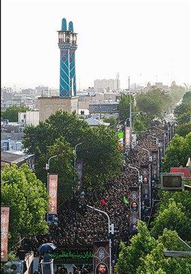 دسته عزاداری &#171;یوم الزینب&#187; در زنجان